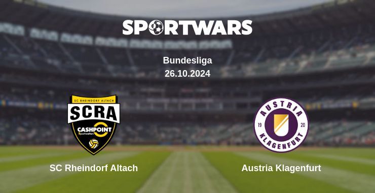 SC Rheindorf Altach — Austria Klagenfurt watch online for free 26.10.2024