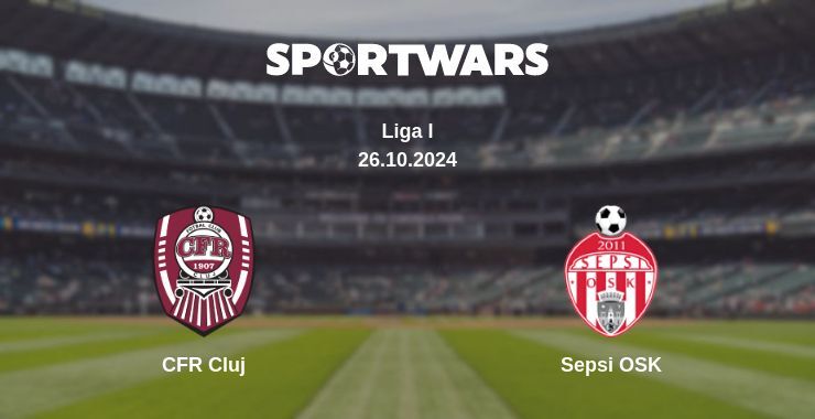 CFR Cluj — Sepsi OSK watch online for free 26.10.2024