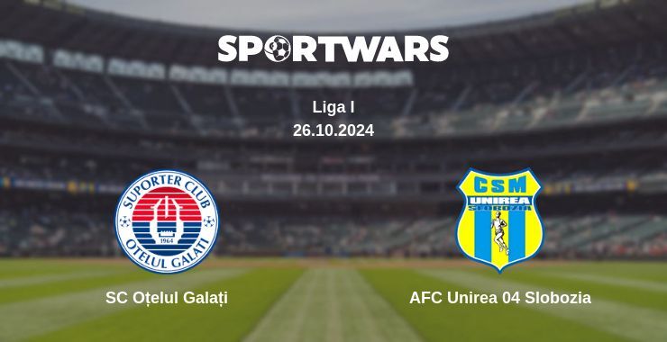 SC Oțelul Galați — AFC Unirea 04 Slobozia watch online for free 26.10.2024