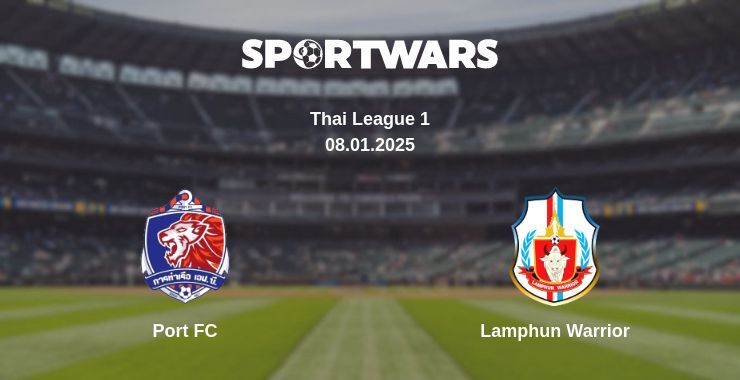 Port FC — Lamphun Warrior watch online broadcast, 08.01.2025