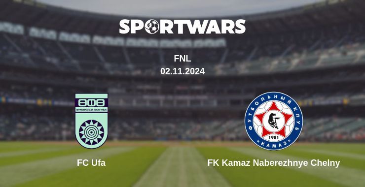 FC Ufa — FK Kamaz Naberezhnye Chelny watch online for free 02.11.2024