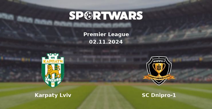 Karpaty Lviv — SC Dnipro-1 watch online for free 02.11.2024