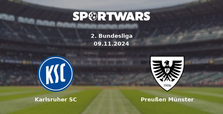 Karlsruher SC — Preußen Münster watch online for free 10.11.2024