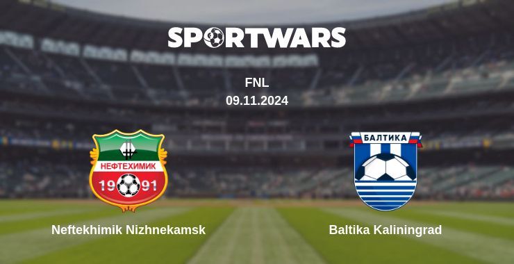 Result of the Neftekhimik Nizhnekamsk — Baltika Kaliningrad match, 09.11.2024