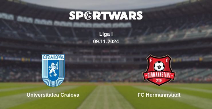 Universitatea Craiova — FC Hermannstadt watch online for free 09.11.2024