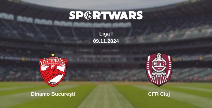 Dinamo București — CFR Cluj watch online for free 09.11.2024