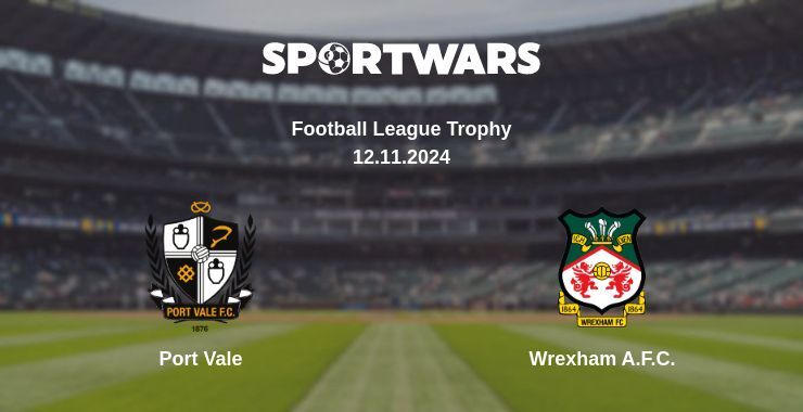 Port Vale — Wrexham A.F.C. watch online for free 12.11.2024