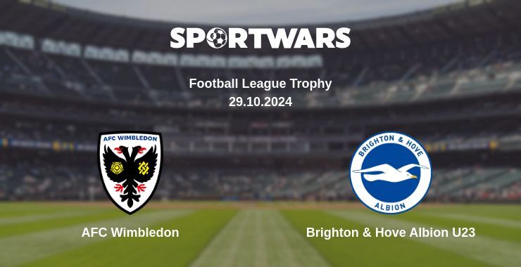 Result of the AFC Wimbledon — Brighton & Hove Albion U23 match, 29.10.2024