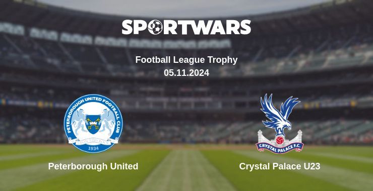 Result of the Peterborough United — Crystal Palace U23 match, 05.11.2024