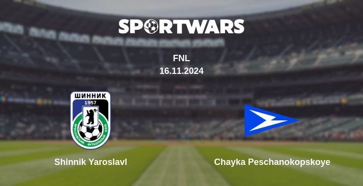 Shinnik Yaroslavl — Chayka Peschanokopskoye, where to watch online broadcast