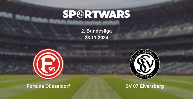 Fortuna Düsseldorf — SV 07 Elversberg watch online for free 23.11.2024