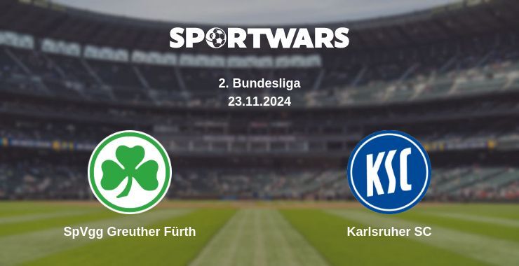 SpVgg Greuther Fürth — Karlsruher SC watch online for free 23.11.2024