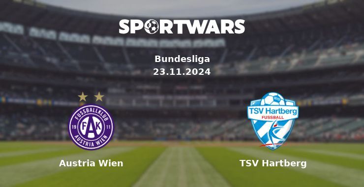 Austria Wien — TSV Hartberg watch online for free 24.11.2024