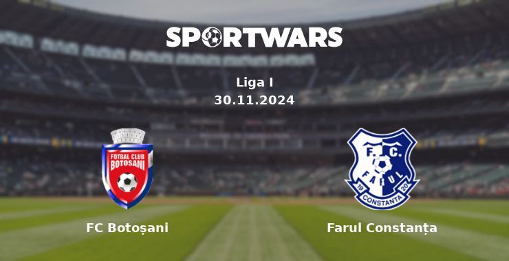 FC Botoșani — Farul Constanța watch online for free 30.11.2024