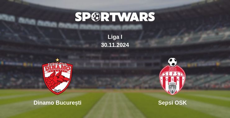 Dinamo București — Sepsi OSK watch online for free 30.11.2024