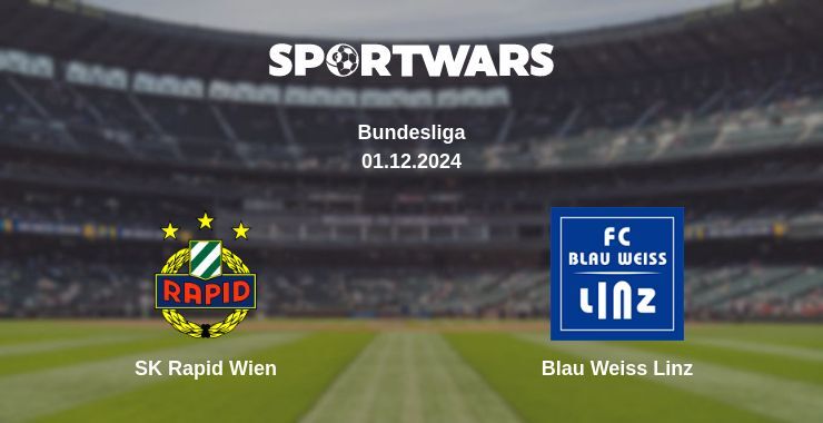 SK Rapid Wien — Blau Weiss Linz watch online for free 01.12.2024