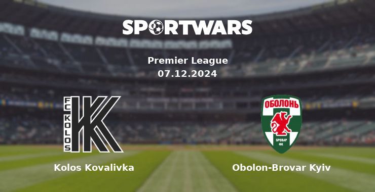 Kolos Kovalivka — Obolon-Brovar Kyiv watch online for free 07.12.2024