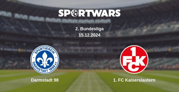 Darmstadt 98 — 1. FC Kaiserslautern watch online for free 15.12.2024