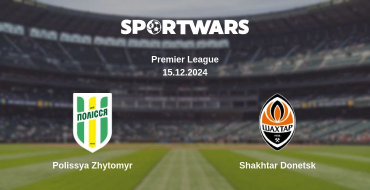 Result of the Polissya Zhytomyr — Shakhtar Donetsk match, 15.12.2024