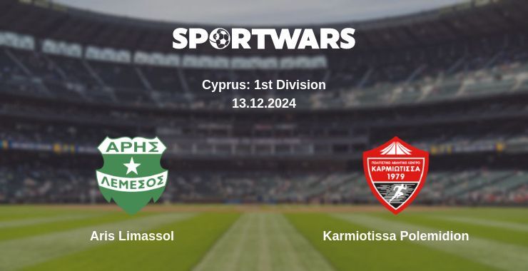 Aris Limassol — Karmiotissa Polemidion watch online for free 13.12.2024