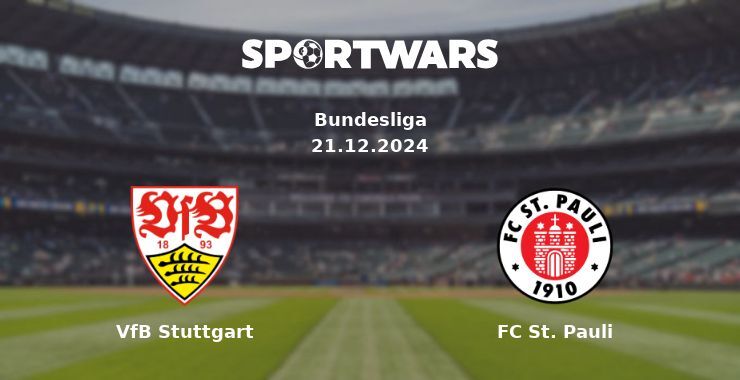 VfB Stuttgart — FC St. Pauli watch online for free 21.12.2024