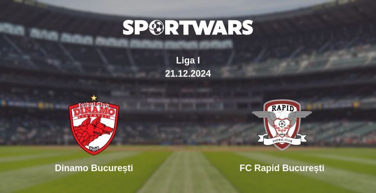 Dinamo București — FC Rapid București watch online for free 21.12.2024