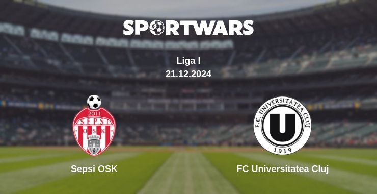 Sepsi OSK — FC Universitatea Cluj watch online for free 21.12.2024