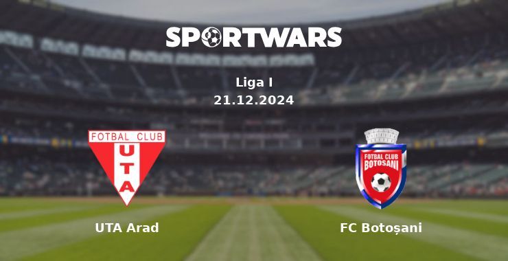 UTA Arad — FC Botoșani watch online for free 21.12.2024