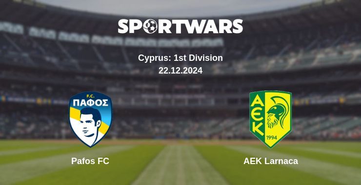 Pafos FC — AEK Larnaca watch online broadcast, 22.12.2024