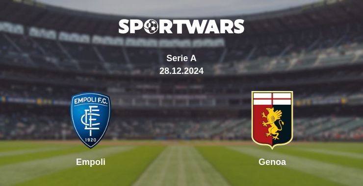 Empoli — Genoa watch online broadcast, 28.12.2024