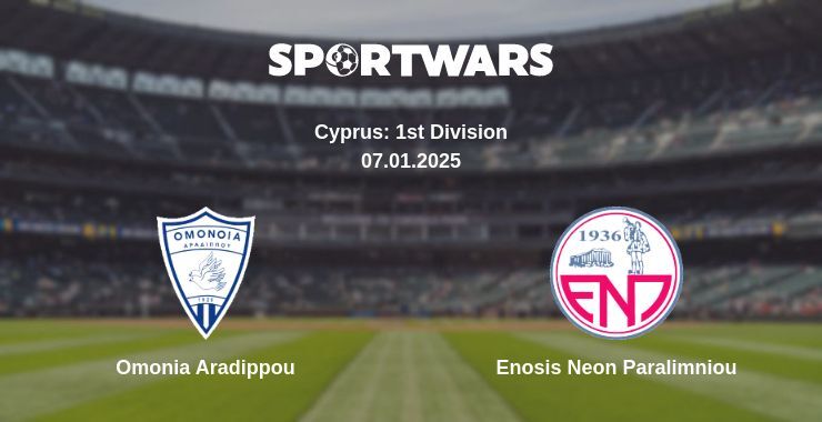 Omonia Aradippou — Enosis Neon Paralimniou watch online broadcast, 07.01.2025