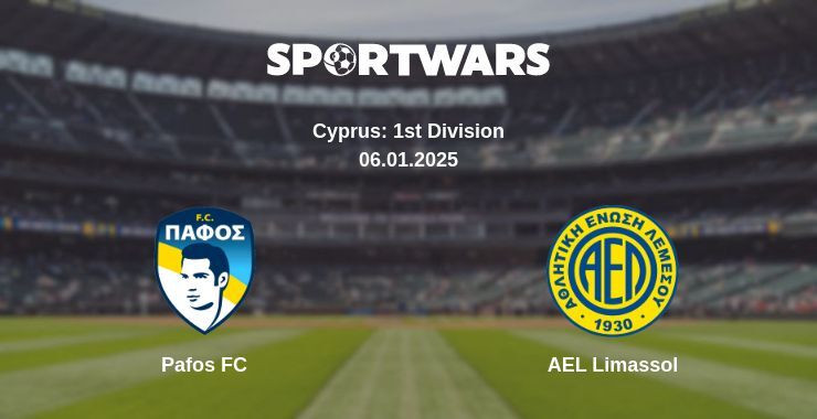 Pafos FC — AEL Limassol watch online broadcast, 06.01.2025