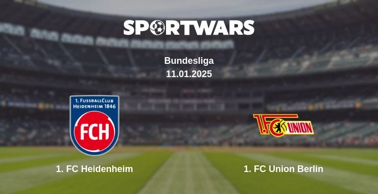 1. FC Heidenheim — 1. FC Union Berlin watch online broadcast, 11.01.2025