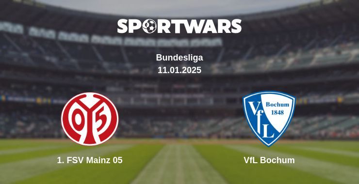 1. FSV Mainz 05 — VfL Bochum watch online broadcast, 11.01.2025