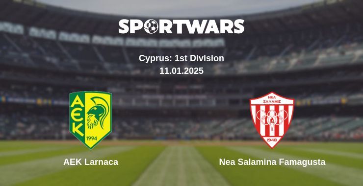 AEK Larnaca — Nea Salamina Famagusta watch online broadcast, 12.01.2025