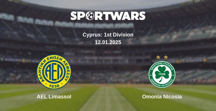 AEL Limassol — Omonia Nicosia watch online broadcast, 12.01.2025