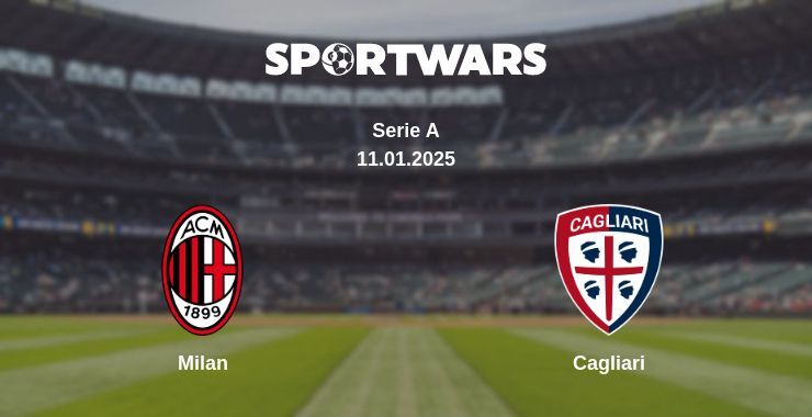 Milan — Cagliari watch online broadcast, 11.01.2025