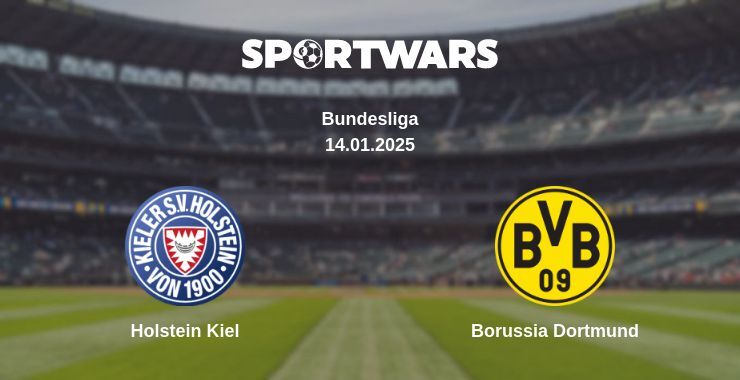 Holstein Kiel — Borussia Dortmund watch online broadcast, 14.01.2025