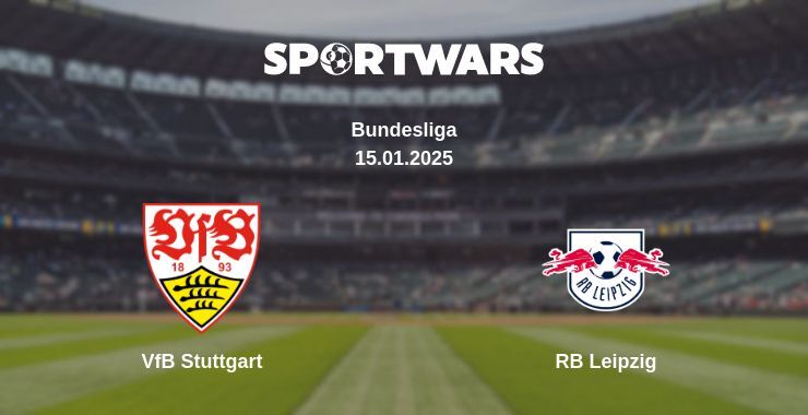 VfB Stuttgart — RB Leipzig watch online broadcast, 15.01.2025