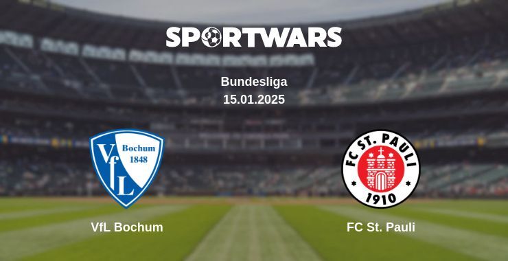 VfL Bochum — FC St. Pauli watch online broadcast, 15.01.2025