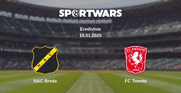 NAC Breda — FC Twente watch online broadcast, 19.01.2025