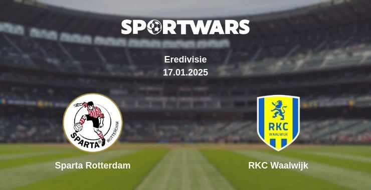 Sparta Rotterdam — RKC Waalwijk watch online broadcast, 17.01.2025