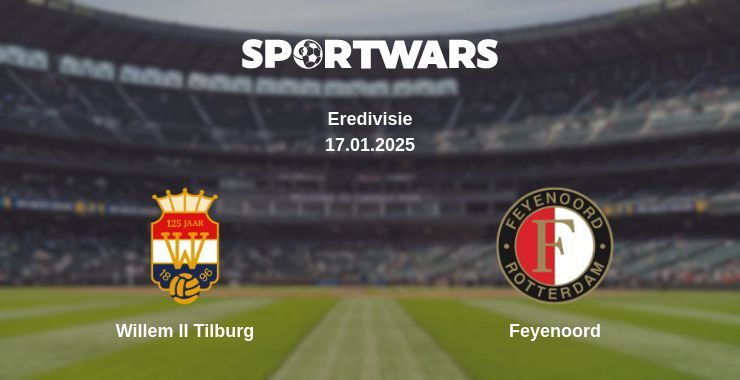 Willem II Tilburg — Feyenoord watch online for free 17.01.2025