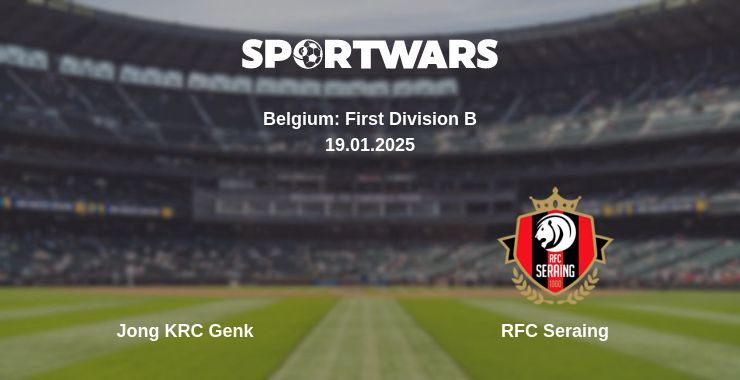 Jong KRC Genk — RFC Seraing watch online broadcast, 19.01.2025