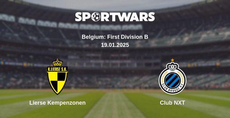 Lierse Kempenzonen — Club NXT watch online broadcast, 19.01.2025