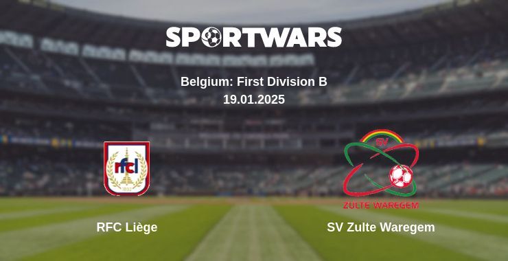 RFC Liège — SV Zulte Waregem watch online broadcast, 19.01.2025