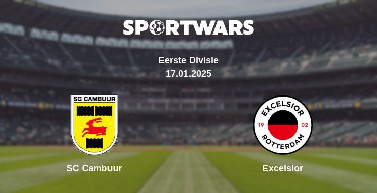 SC Cambuur — Excelsior watch online broadcast, 17.01.2025