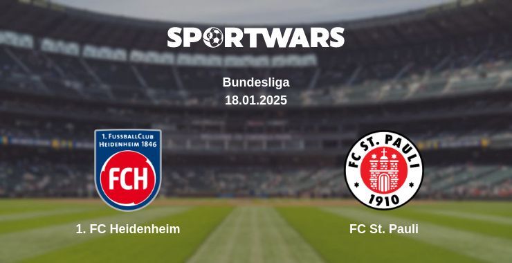 1. FC Heidenheim — FC St. Pauli watch online broadcast, 18.01.2025