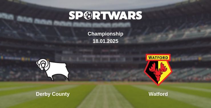 Derby County — Watford watch online for free 18.01.2025