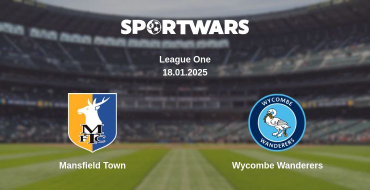 Mansfield Town — Wycombe Wanderers watch online for free 18.01.2025